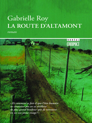 cover image of La Route d'Altamont